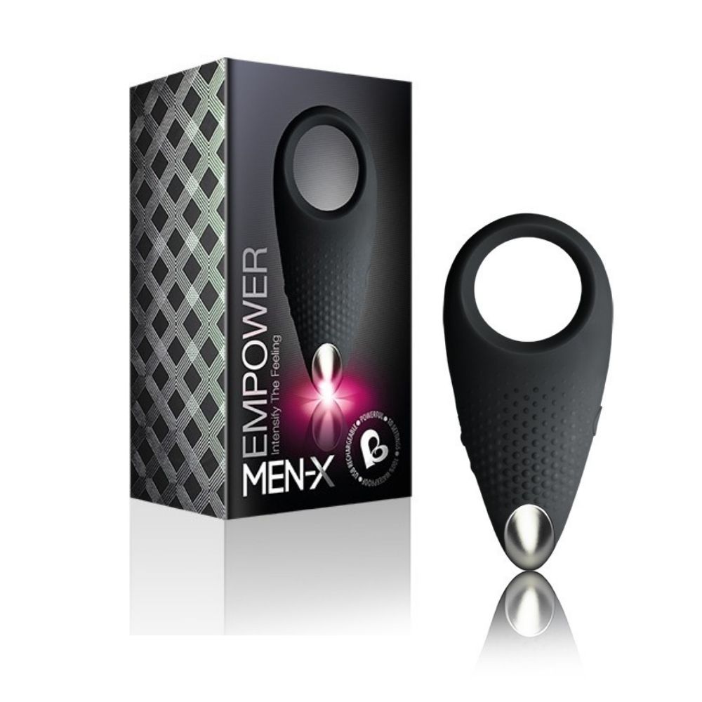 Rocks-Off Empower Vibrating Cock Ring - Black