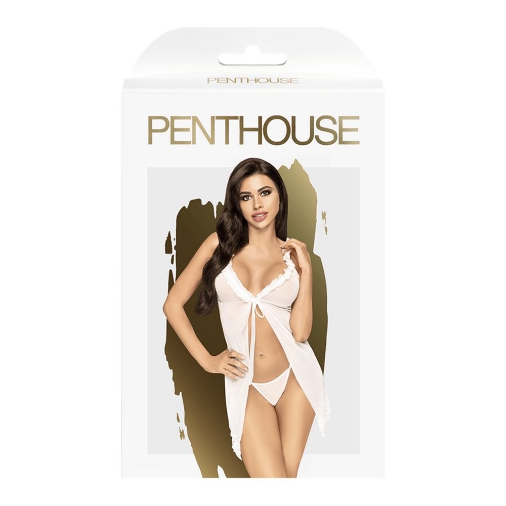 Penthouse Lingerie After Sunset L-XL - White